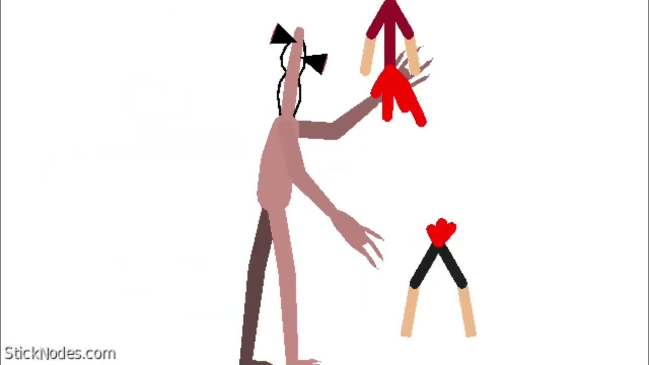 Siren head killing a stick figure YouTube