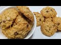 OATS CHOCOLATE CHIP COOKIES  ||   Eggless || Simple and Tasty Recipe