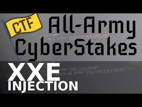 All-Army Cyberstakes - XXE Injection!