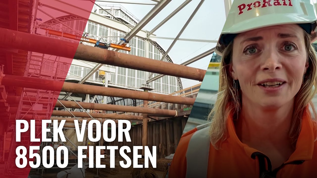 Werkzaamheden nieuwe ondergrondse fietsenstalling CS gestart