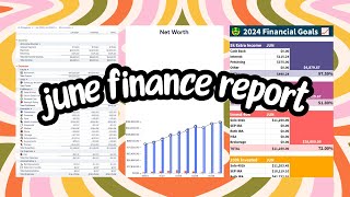 ✅ 100k invested!!! 🤑 financial goals progress + net worth update | june finance report