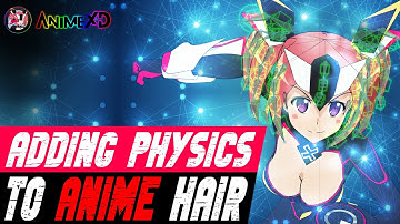 Anime Hair Physics in Blender Using Addons
