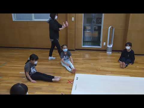 柔軟体操ストレッチ キッズダンシング水曜日クラス キッズガーデン武蔵小杉教室 指導 梶原和歌子 2022,4,20 #キッズダンス