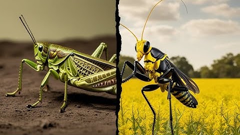 How a Harmless Grasshopper Transforms into a Biblical Locust Plague