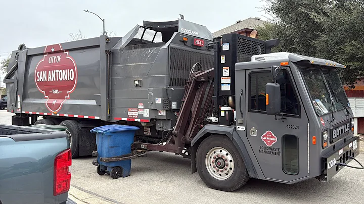 City of San Antonio Battle Heil Python Garbage Truck