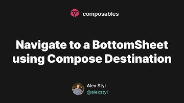 Navigate to a BottomSheet using Compose Destinations
