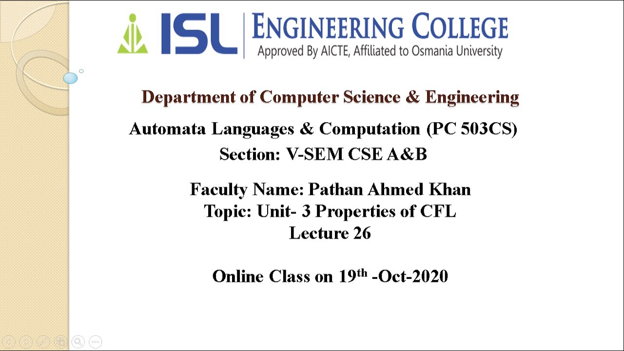 ALC unit 3 Properties of CFL YouTube