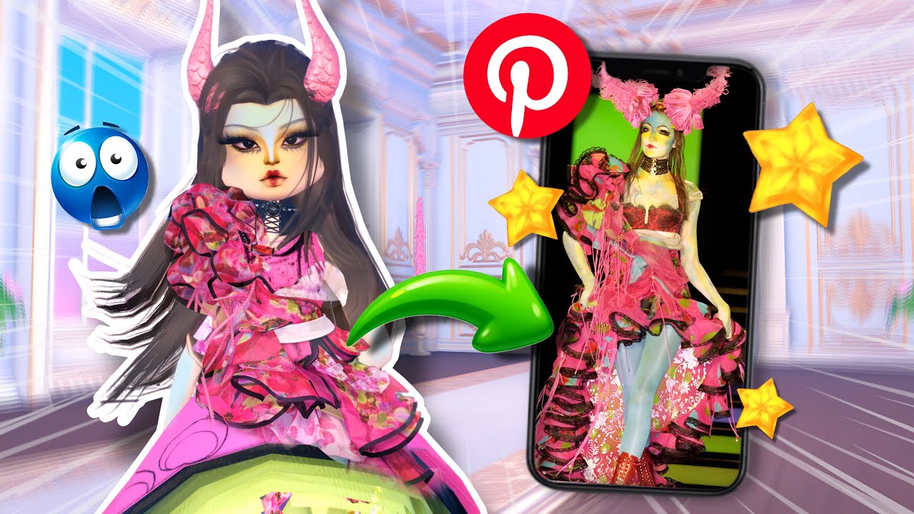 WHO CAN RECREATE THE CRAZIEST PINTEREST OUTFITS BETTER?! in Dress to Impress (Roblox)