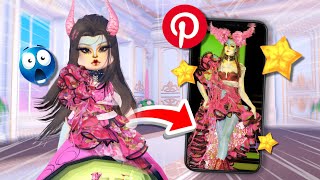 WHO CAN RECREATE THE CRAZIEST PINTEREST OUTFITS BETTER! in Dress to Impress (Roblox)