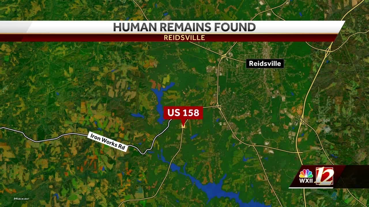 Human skeletal remains found in wooded area in Reidsville