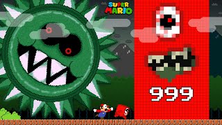 Mario build 1000 Numberblocks vs Mega Grrrol Zombie Calamity | Game Animation
