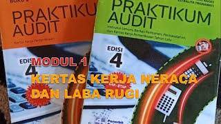 Pembahasan Modul 1 PT SUGUS Kerta Kerja Neraca dan Laba Rugi