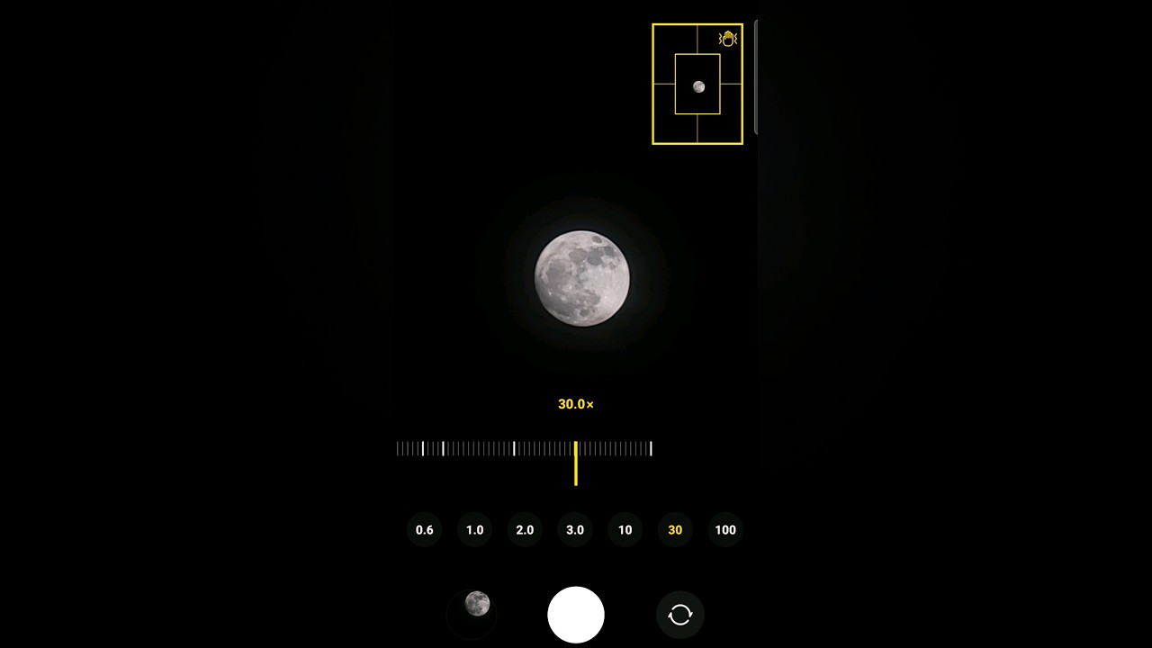 Samsung S21 Ultra Moon Shot 100x Zoom 