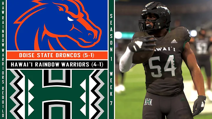 COLLEGE FOOTBALL 25 | Hawai'i vs Boise State - Week 7 | R3DBARZ Program Rebuild | Season 1