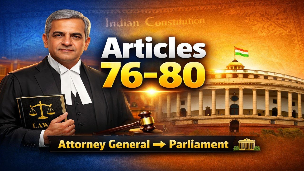 Never Forget Articles 76 to 80! Attorney General & Parliament ...