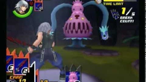 Kingdom Hearts: RE CoM (R/R Mode) - Boss #5: Parasite Cage (Proud Mode)