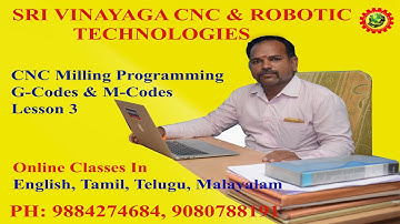 Cnc Milling Programming - M Codes G Codes Tamil - G Code M Code List - Cnc Training In Chennai Tamil