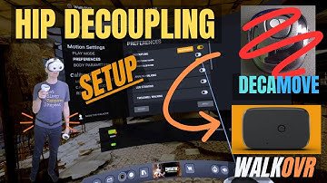 VR Hip decoupling beta. Using WalkOVR as a Decamove substitute - setup guide @1min13sec