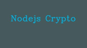 Nodejs Crypto && NoTalk