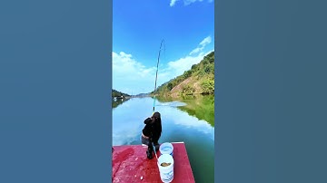 Watch as we reel in a super huge fish in this exciting fishing video #fishingvideo #fishing #cauca