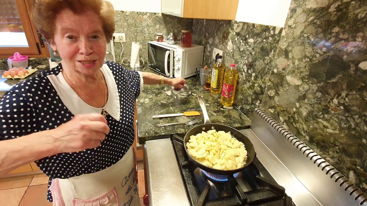 Tortilla patata facil güela Pepi
