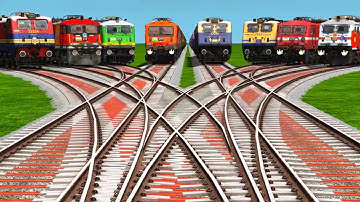 8 indian Railway station bumpy forked road distance  track classicgaming/relrod tracks