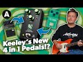 Classic overdrive pedals combined  keeley 4in1