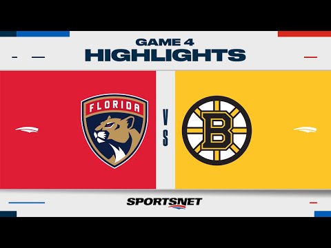 NHL Game 4 Highlights | Panthers vs. Bruins - May 12, 2024