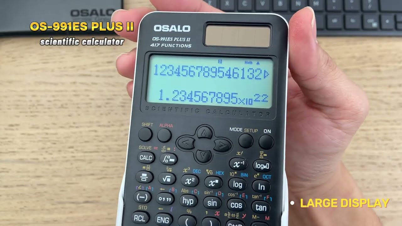 OS-991ES PLUS II Scientific Calculator for Students Calculations