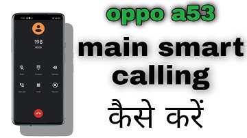 oppo a53 smart calling setting || the technical