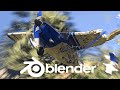 How i made this plane crash in blender