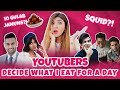 I LET YOUTUBERS DECIDE WHAT I EAT FOR A DAY!! | Ashi Khanna