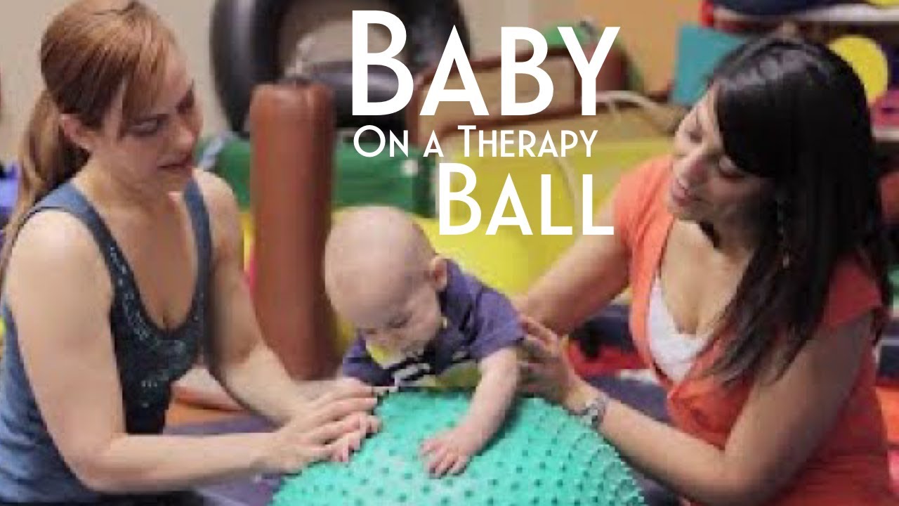Baby on Therapy Ball - YouTube