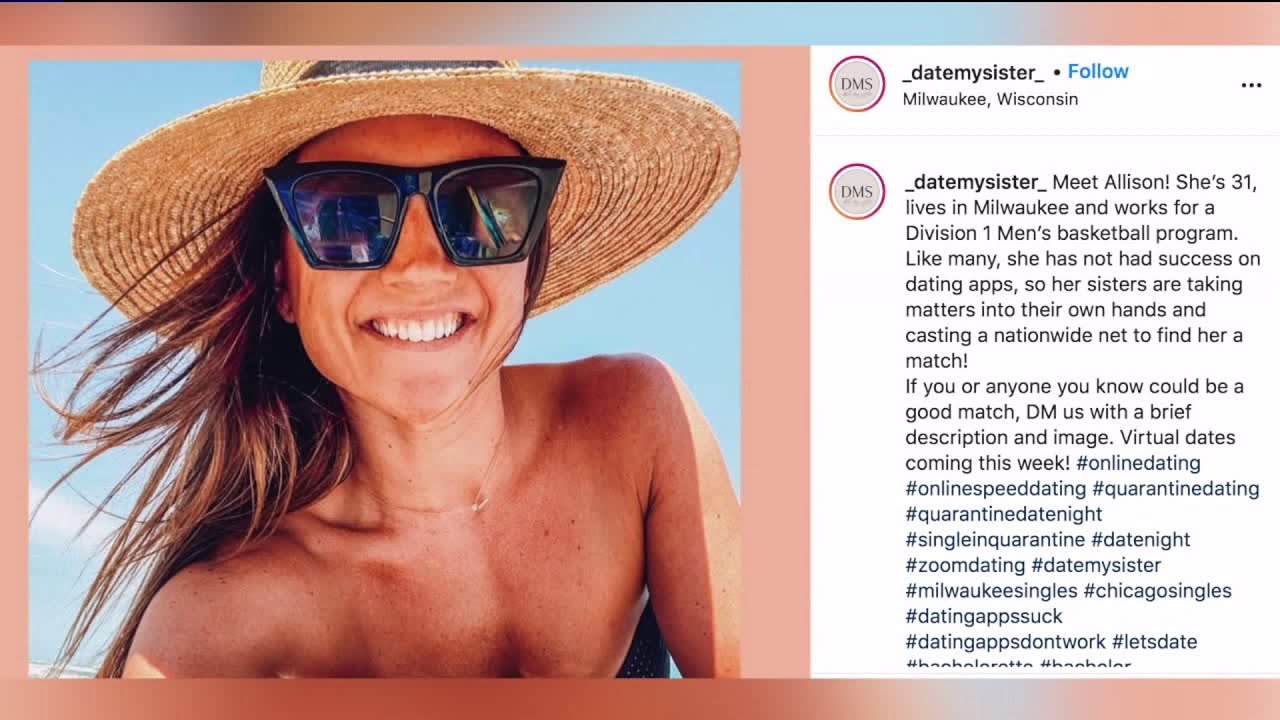 3 Milwaukee sisters get creative in attempt to land a date during the pandemic