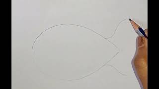 How to draw fish/Fish drawing video #shortsfeed #shorts