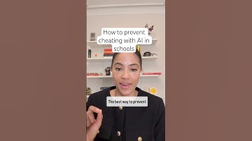 The best way to prevent cheating with AI in school!