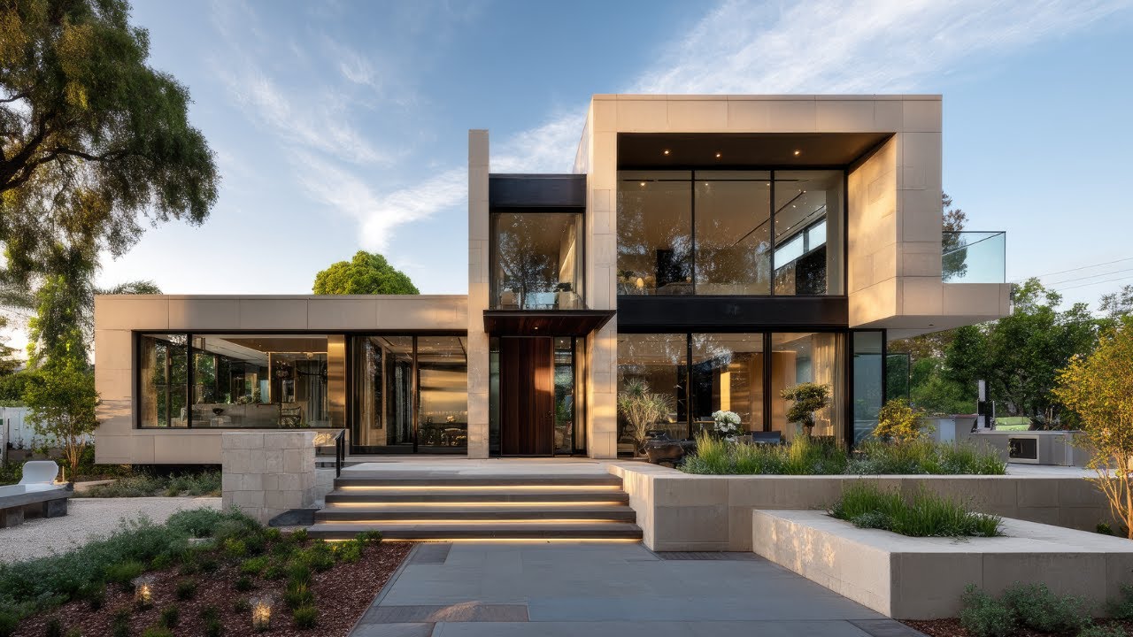 Modern Minimalist Luxury Home Tour | Tranquil Design for Modern Living ...