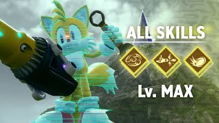 Sonic Frontiers: Tails Gameplay (All Skills  Lv. MAX)