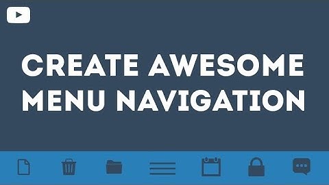 Create Awesome Menu Navigation With Toggle Using Only HTML & CSS & JQuery