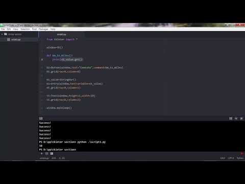 Learning Python | Real World Application| 139 Connecting GUI Widgets with Callback Functions