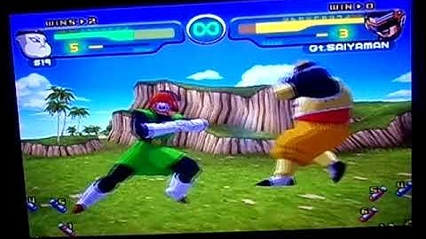 Dragon Ball Z Budokai(Gamecube)-Android 19 vs Gt.Saiyaman II