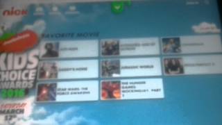 Kids Choice Awards 2016 Voting