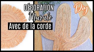 Diy Jai Fabriqué Denormes Décorations Murales Avec De La Corde