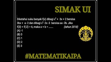 #SIMAKUI PEMBAHASAN SOAL MATEMATIKA IPA 2