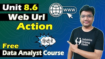 8.6 How to use Web Url Action in Power BI | Data Analyst Lecture for Beginner | Nishant Bhaiya