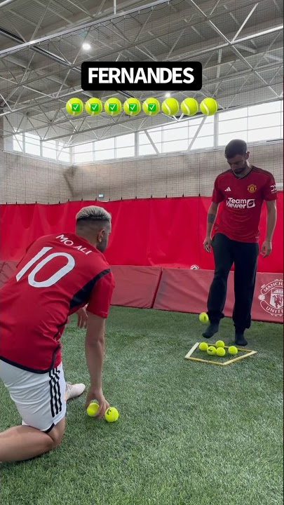⁠Bruno Fernandes Takes On A @moalifc Challenge! 👀