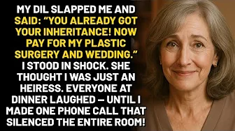 My dil me and said: “You already got your inheritance! Now pay for my plastic surgery and wedding.”