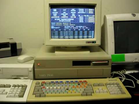 Amiga 2500 running Digibooster 1.7
