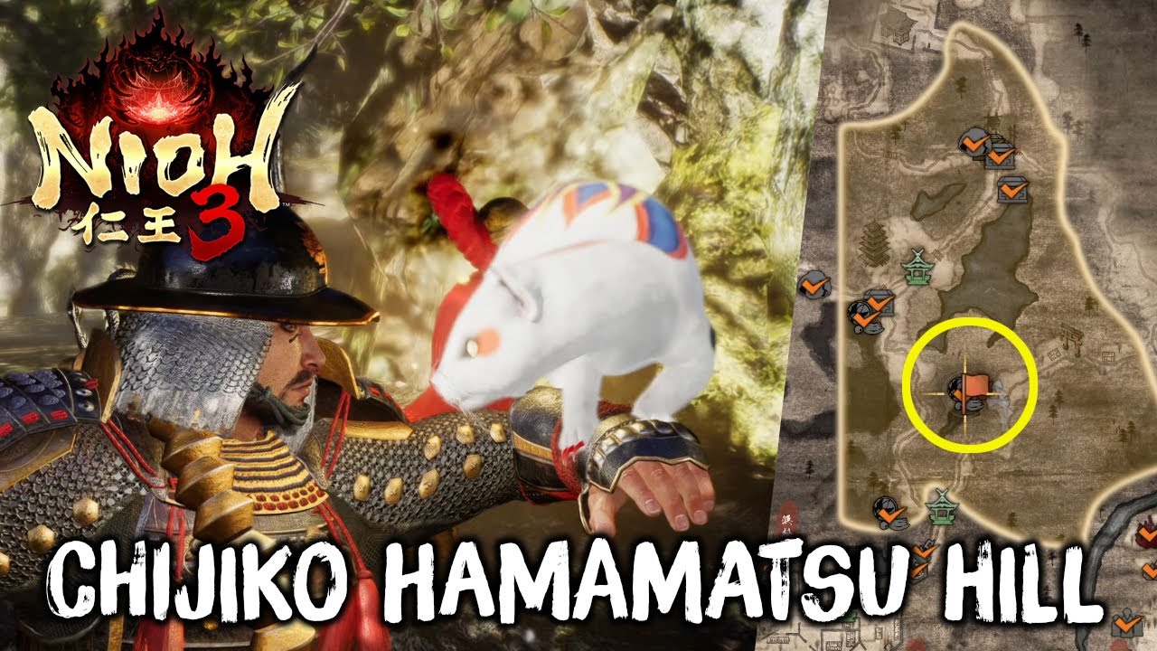 Nioh 3 - Как найти Чидзико на холме Хамамацу (руководство по местоположению)