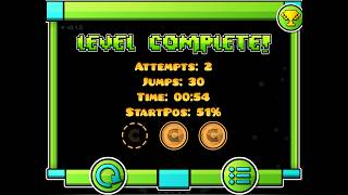 Cataclysm 51-100% Jump from nine circles! | Geometry Dash